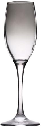 alpina Lot de 4 verres à champagne - Verres à champagne fumés - Convient également pour le Prosecco et le Cava - Flûtes à champagne pour toutes les occasions - Verre