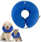 HTTDSLF Halskrause Hund Hundekragen, Schutzkragen Hund, Hundekragen Leckschutz, Aufblasbare Halskrause Hund, Halskrause Katze Leckschutz Hund, Aufblasbare Halskrause für Hunde (Blau, S)