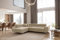 Kaiser Möbel - Ecksofa mit Schlaffunktion - Big Sofa - 275 x 202 cm - Relaxsofa, Verstellbare Kopfstützen, L Form, XXL, mit Bettkasten, Große Liegefläche 125x193 - Falio L Eckcouch Links, Hellbeige
