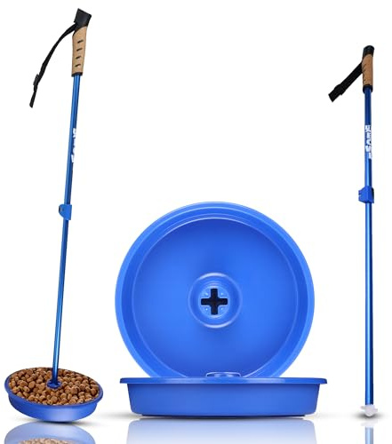 UpBowl™ Kit - Pole and 2 Bowls – No-Bend Bowl Lifter | Effortlessly Lift, Fill & Place Your Pet’s Bowl Without Bending