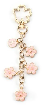 Porte-Clés Sakura, Porte Cles Pour Femme, Design Créatif De Dessin Animé, Porte-Clés Fleur Sakura, Cadeau Pour Femme Et Fille, Petits Cadeaux, Petite Amie, Anniversaire