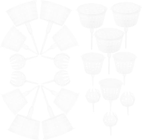 SOIMISS 15 Pièces Boîte à Engrais Plastique pour Bonsai Outils de Fertilisation Pratiques Réutilisables pour Plantes Fleurs