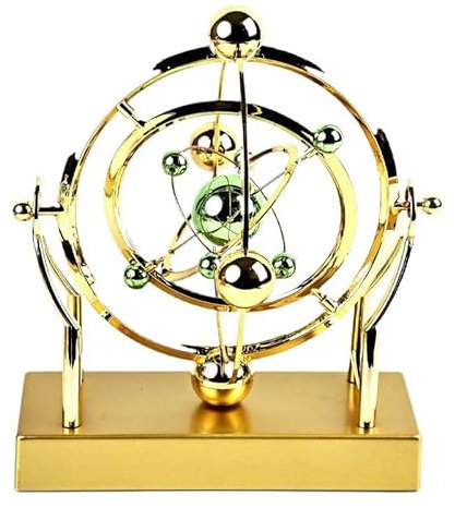 Newtons pendel Wiege-Perpetuum Mobile Cooles Schreibtischspielzeug,Perpetuum Mobile Pendel mit Himmlischer Umlaufbahn ,Kreative Rotierende Heimdekoration,, Schreibtisch-Gadgets, Geschenke Physiklehrer