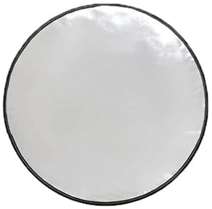 USOHJZ Grillofenmatte, feuerfeste Unterlage for den Außenbereich, wiederverwendbar, hochtemperaturbeständig, Feuertopf, Grill, Matte, leicht zu reinigen(Silver)