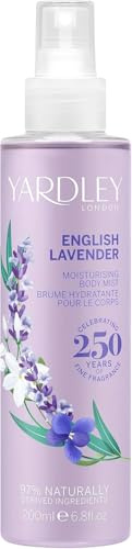 Tropical Gold Yardley London English Lavender Fragrance Mist 200ml – Long-Lasting Fresh Scent, Refreshing Body Spray, Classic Floral Aroma, Daily Use Perfume Mist for Women