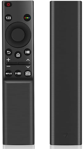 Ersatz Fernbedienung für Samsung Smart TV – Universal-Fernbedienung kompatible mit Smart TV, UHD, QLED, OLED, The Frame Serien, mit 3 Streaming-Medien-Schnelltasten, Plug & Play