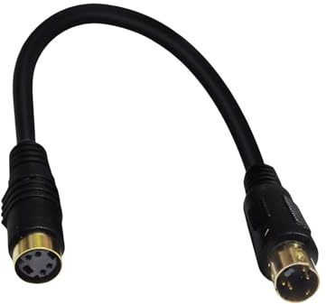 LXJLXD Gold S Video 4Pin Male to Female Cable Premium Conductors for Construction Gold Video Cable