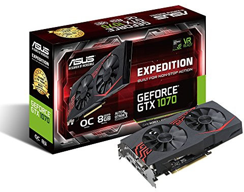 Asus EX-GTX1070-O8G Carte Graphique Nvidia GeForce GTX 1070, 1797 MHz, 8GB GDDR5 256 bit