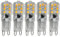 JANDEI G9 LED Light Bulbs 2.5W, Warm White 3000K, 200LM, Equivalent to 21W Halogen Light, Mini LED Energy Saving Lamp, Non-Dimmable, Pack of 5