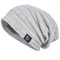 VECRY Herren Slouchy Stricken Übergroße Beanie Skull Caps Künstlerische Hüte (Blass)
