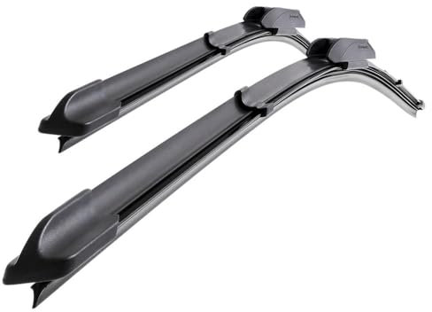 Mossa Vordere Scheibenwischer kompatibel mit Opel Insignia I (09.2008-2017) - flache Wischerblätter. Wischerblätter - Set für Frontscheibe (Fahrer- + Beifahrerseite) (600 mm / 450 mm)
