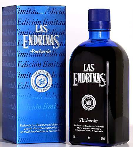 Las Endrinas Pacharán Edicion Limitada Botella 1Litro - 28º - Elaboración tradicional (el paquete puede variar)