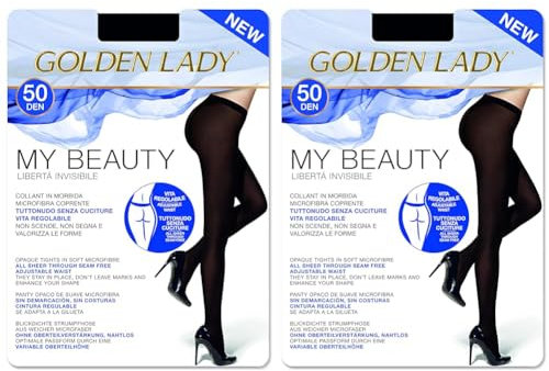 Golden Lady My Beauty 50 Collant, Donna, Nero (Nero 099A), X-Large (Taglia produttore:5 – XL)