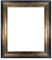 FRAMES BY POST Scandi Vintage Black & Gold Picture Photo Frame 20 x 16 inch (Plastic Glass)