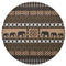 Afrika Geschenk Tier Elefant Platzsets Runde Tischsets Abwaschbar 1/4/6 Set， Hitzebeständig Platzdeckchen 39cm für Heim Speisetisch Küche