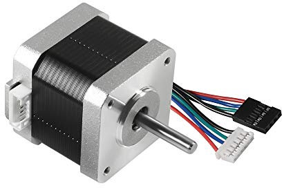 Dealikee 3D Printer Motors Nema 17 Stepper Motor 42 Motor 1.8 Stepper Angle 42BYGH 1.7A (17HS4401) motor 4-Lead W/1m Cable for 3D Printer Extruder Reprap Makerbot CNC