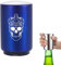 Magnetic Bottle Opener,Stainless Beer Bottle Cap Opener Push Down Automatic Beer Bottle Openers Magnetic,Beer Gifts for Men,Kitchen Gadgets. (Blue Flower)