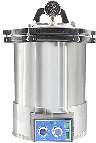 LMEILI 24L Tragbarer Edelstahl-Autoklav-Hochdruck-Elektro-beheizter Dampfsterilisator