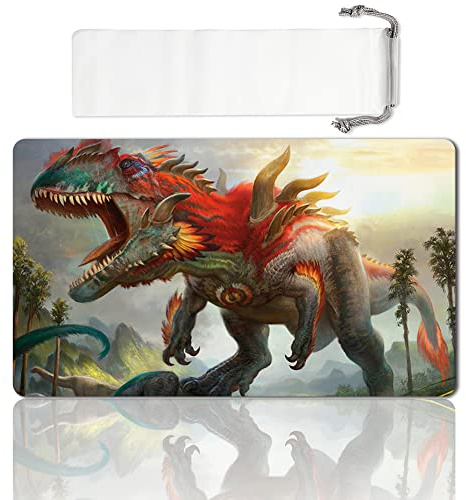 Brettspiel TCG Playmat Tischmatten Spiele Größe 60 x 35 cm Mauspad kompatibel für MTG CCG RPG Sammelkartenspiel (Gishath, Sun's Avatar)
