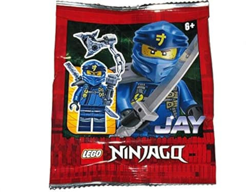 Blue Ocean LEGO Ninjago Jay #7 - Juego de minifiguras de aluminio 892064 (en bolsa)