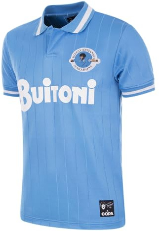 COPA - Maradona X Napoli 1986-87 - Retro Fußballtrikot - Herren - Blau
