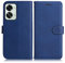 DENDICO Coque pour OnePlus Nord 2T 5G, PU en Cuir Coque Portefeuille Étui Housse, Design Classique TPU Coque pour OnePlus Nord 2T 5G, Bleu Marin