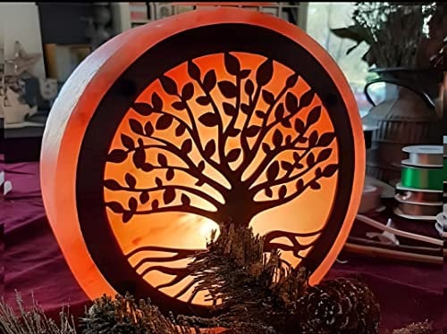 Lampada di Sale Rosa ALBERO DELLA VITA (3-4 KG)