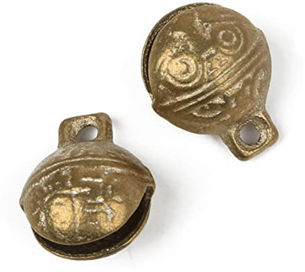 COHEALI 3St Diy glocke Metallglocken zum Basteln Diy Schmuckglocken Mini glocken für handwerk kleine Freiheitsglocke weihnachtsdeko Weihnachten Halskette Polarexpress die Klingel Zubehör