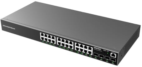 Switch di rete Grandstream GWN7803 Gigabit Ethernet 24 porte RJ45 per Computer fisso, Portatile, Stampante