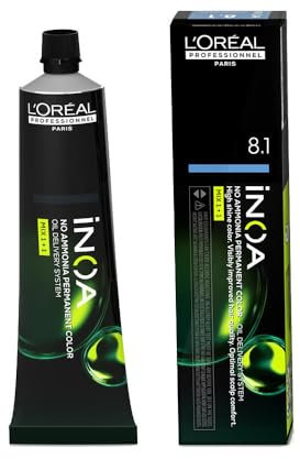 INOA no ammonia permanent color #8.1 60 gr