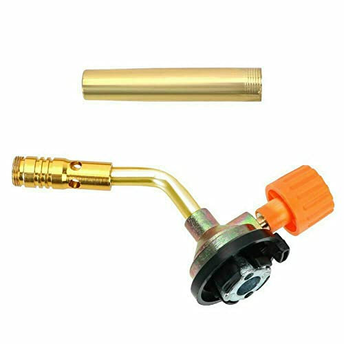 YUANGANG Chalumeau à gaz butane 1300 ℃ pour la maison, le camping, le soudage, le barbecue