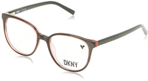 Dkny Unisex DK5059 Sunglasses, 001 Black/Coral Laminate, 51