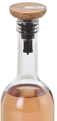 AdHoc FV82 Flaschenverschluss und Weinausgießer CasQ | optimal für Kühlschranktür | luftdicht, sicher und sauber verschlossen