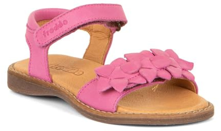 Froddo Lore Flowers Rosa (Pink Shine) Chrome-free Pelle Cinghia Sandali