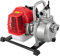 Benzin Wasserpumpe, Schmutzwasser Pumpe Benzin Pumpe 2 PS Gartenpumpe 2-Takt Motorpumpe 1'' Teichpumpe 42.5cc