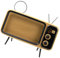 WOONEKY 1Stk handyhalter Retro Phone Holder Handy aufsteller Verstellbarer Handyständer TV-Telefonständer Wohnkultur Lautsprecherständer praktischer Telefonständer Retro-TV-Telefonhalter