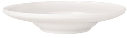Villeroy & Boch - Afina Pastateller aus Premium Porzellan, ø 29 cm, tiefer Teller für Nudeln Salate & Suppen, Made in Germany, spülmaschinenfest und mikrowellensicher, stapelbar, weiß, 4er Set