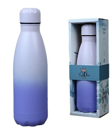 Botella Aislante 350ml, Botella de Agua de Acero Inoxidable Hermética Frio y Calor 12 Horas, Doble Pared Sin BPA, Reutilizable, para Deporte, Gimnasio, Escuela (4, 350ml)