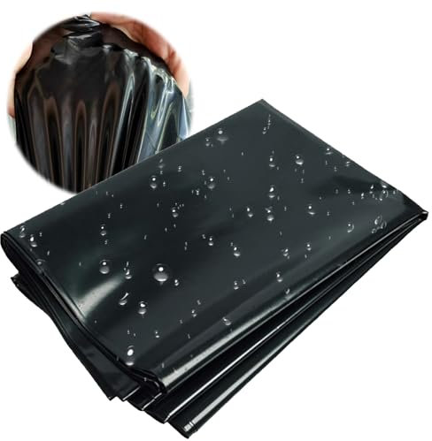 Garten Teichfolie HDPE Teichmembran UV- & Reißfest Flexibel Dichtungsfolie 3x4 2x2 4x5 4x4 8x6.0m Fischteich Membran für Wassergärten Schwimmteich Brunnen Hochbeet(Größe:13x15m (42.7x49.2ft))