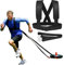 Generisch Professionelles Schlittengeschirr, Fitness-Schlittengeschirr, Workout-Geschirr, Geschwindigkeitstrainer mit Zuggurt, Reifenziehgeschirr, Widerstandstraining, Gewichtstraining, Schwarz