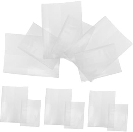 TOGEVAL Stabiler Buchdeckel Aus Kunststoff 20 Stück Buchhüllen Staubschutz