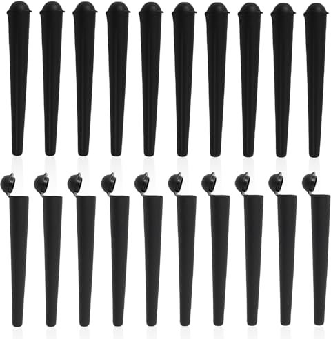 MIHURO 20 Pezzi Porta Joint 117mm Joint Custodia Antiodore Porta Canne Raw, Impermeabile Cone Holder Custodia Antiodore per Fumatori NeroTubo a Prova di Odore Ermetico per il Trasporto