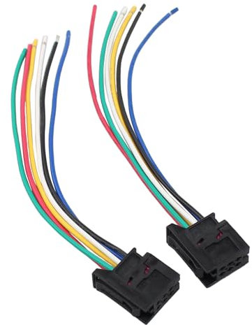 Rücklicht Kabelbaum Rückleuchte Kabel Anschluss Stecker Heckleuchte Kabelsatz Kabelbuchse Steckverbinder für Transporter T6 T5 Polo 9N Phaeton A1 8X Q3 8U Q3 F3 Cordoba 6L Ibiza 6L Fabia 6Y Roomster