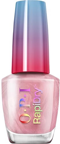 OPI RapiDry™ Smalto ad Asciugatura Rapida - Smalto Rosa, Flash n' Flirty - Smalto ad Asciugatura Rapida, Vegano, a Prova di Sbavature (9ml)