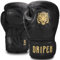 Dripex Boxhandschuhe, Boxsack Handschuhe PU-Leder, MMA Handschuhe Boxing Gloves Männer Damen für Boxen Muay Thai Kickboxen Sparring Kampfsport Training Gold(12 oz)
