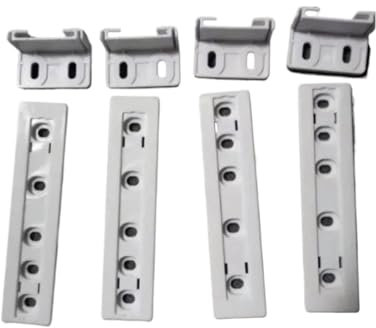 HWEIH Fridge Door Slide Rail Mounting Kit Refrigerator Door Sliding Guide Integrated Cupboard Built In Kit