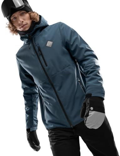 SIROKO - Softshell Skijacke W2 Monsoon - M - Blau