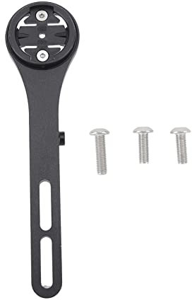 XIASABA Bike Computer Holder Aluminum Alloy Securely Lock Mount for Road Bike Integrated Handlebar (para Garmin)