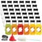 OAMCEG 36 Pack 8oz Plastic Juice Bottles with Lids - Clear Reusable Small Bottles for Milk Water Smoothies Shots - Ideal for Fridge Freezer Storage Home Cafes Parties Picnics Travel Events BBQs