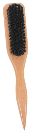WRITWAA Bartbürste Aus Pferdehaar Mit Abgestuften Griff Für Bartreinigung Und Gesichtshaar-styling Ergonomisch Und Robust Für Männer Zu Hause Und Unterwegs